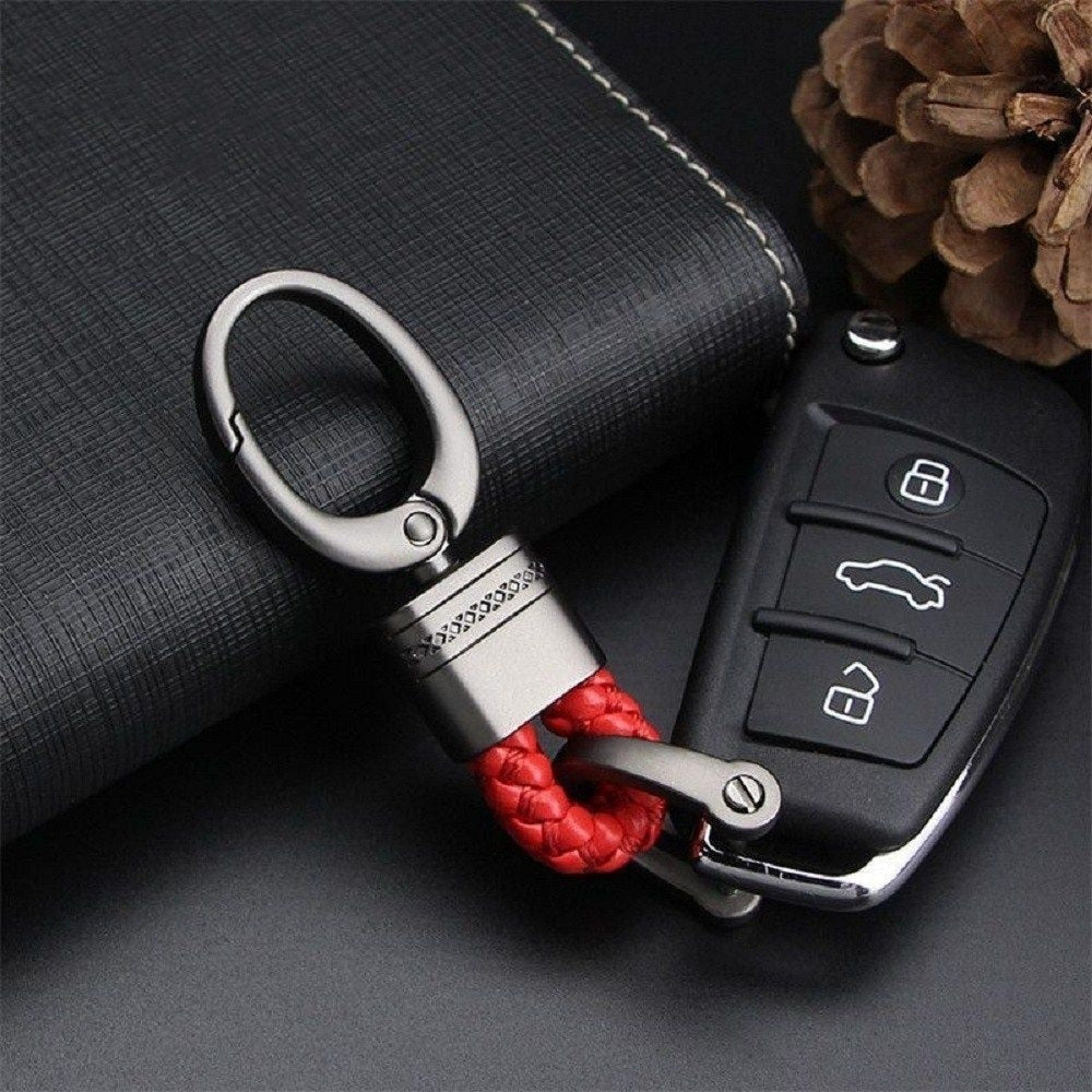 21 Styles PU Leather Keychains For Men Metal Waist Buckle Car Gentleman Business