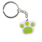 Green Dog Cat Paw Keychain Party Gift Cute Keyring Cartoon DIY Jewelry Souvenir