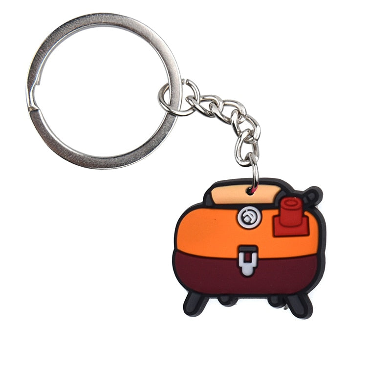 26 Styles Cart Fox Books Guitar Bus Creative Cartoon PVC Keychain For Keyring