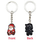 10 Styles Cartoon Colorful Flowers Keyring Cute Creative Fashion Keychains Bag