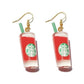 39 Styles Funny Design Bottles Dangle Drop Earrings Women Fashion Creative Art