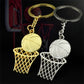 5 Styles Basketball And Net Shape Keychain Charms Basketball Lovers Gift Sports