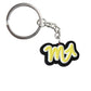 12 Styles Constellation Keychain Zodiac Signs PVC Keychain Key Rings Bag Car