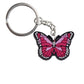 8 Styles PVC Colorful Cartoon Butterfly Keyring Cute Creative Fashion Keychains