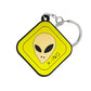 Alien Sign Keyring Cute Cartoon Style Keychains Bag Car Pendant Jewelry Gift