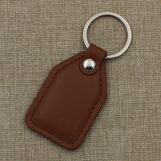 3 Styles Simple PU Leather Key Chains Solid Color Car Keychain Accessories