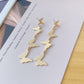 Layered Butterfly Drop Earrings for Fashion Stylish Jewelry Drop Earrings