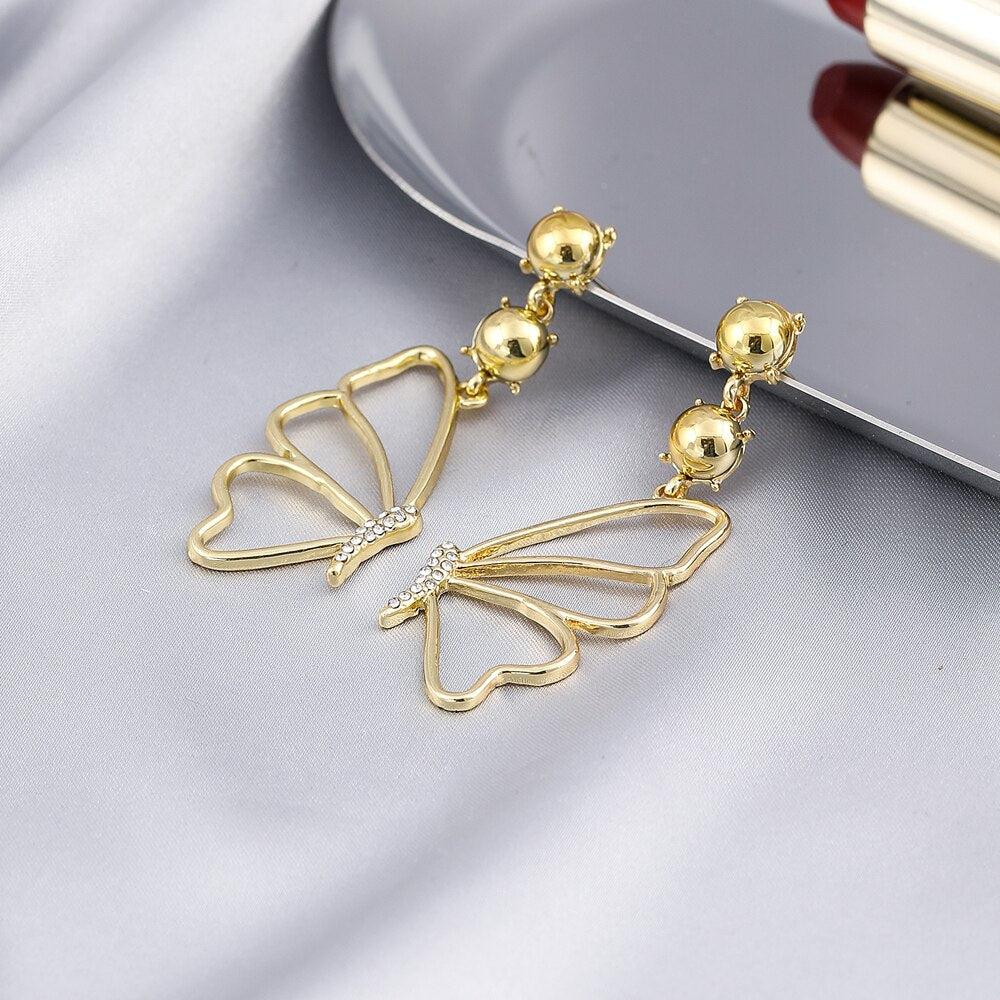 27 Styles Colorful Crystal Lady Cute Dangle Earrings for Women Jewelry Girls