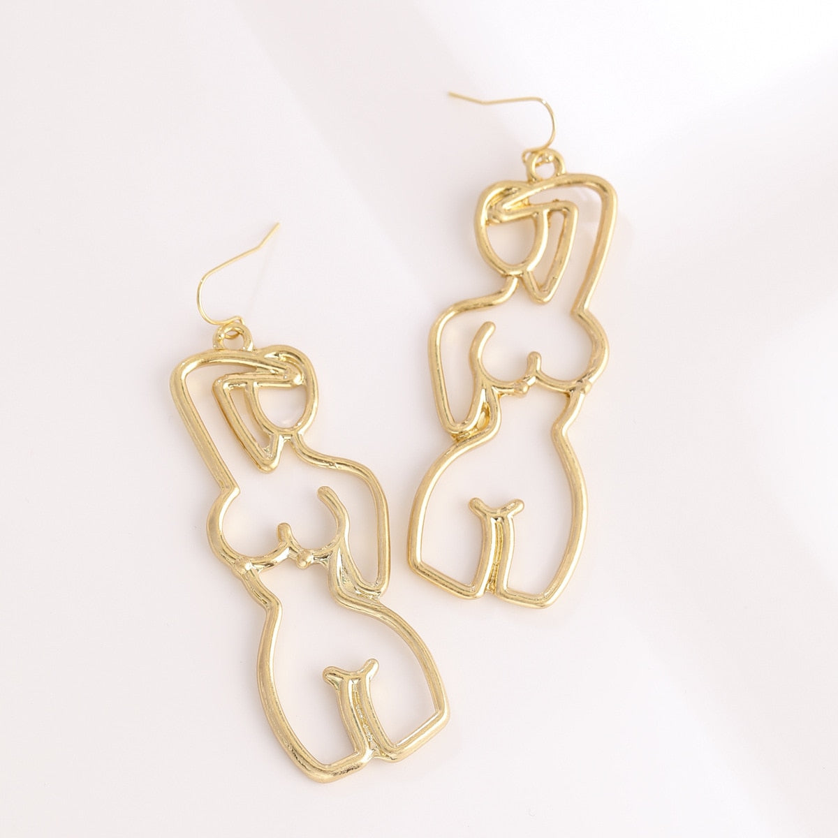 Petite Retro Abstract Drop Earrings Women Travel Fashion Cartoon Earrings