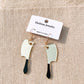 52 Styles Colorful Flame Knife Tape Rule Arrow Drop Earrings Hip Hop Art Women
