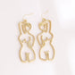 Petite Retro Abstract Drop Earrings Women Travel Fashion Cartoon Earrings
