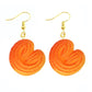 Cookies Ears Funny Cute Resin Food Drop Earrings Women Creativity Jewelry Cute