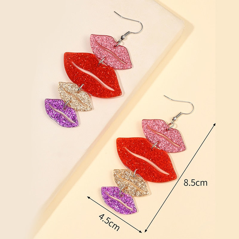 16 Styles Cartoon Animal Sheep Chicken Shark Drop Earrings Women Travel Fashion