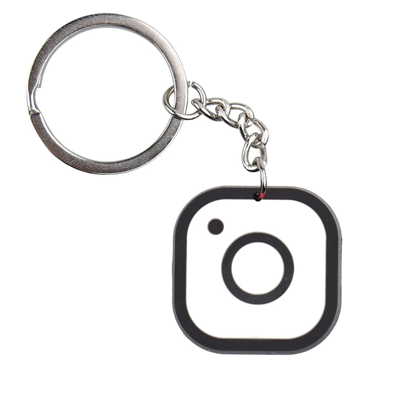 9 Styles Camera Pendant Lens Photographer Enthusiast Keychain Party Gift Cute