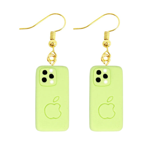 Creative Funny Design Phone Case Drop Earrings Women Creativity Jewelry Cute