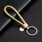 39 Styles PU Leather Braided Woven Rope Keychain DIY Bag Pendant Key Chain