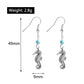Textured Elephant Dangle Earrings Women Gifts Earring Cute Girls Eardrop Jewelry