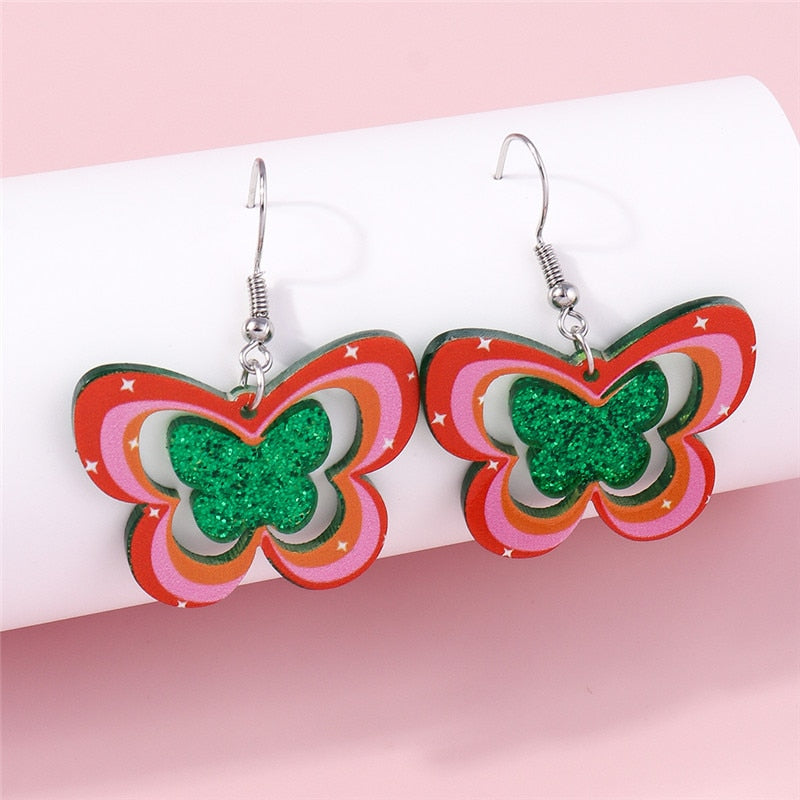 54 Styles Summer Cloud Bow Dangle Earrings Women Gifts Earring Cute Girls