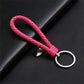 39 Styles PU Leather Braided Woven Rope Keychain DIY Bag Pendant Key Chain