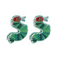 Caterpillar Acrylic Drop Earrings Women Travel Fashion Cartoon Earrings Creative