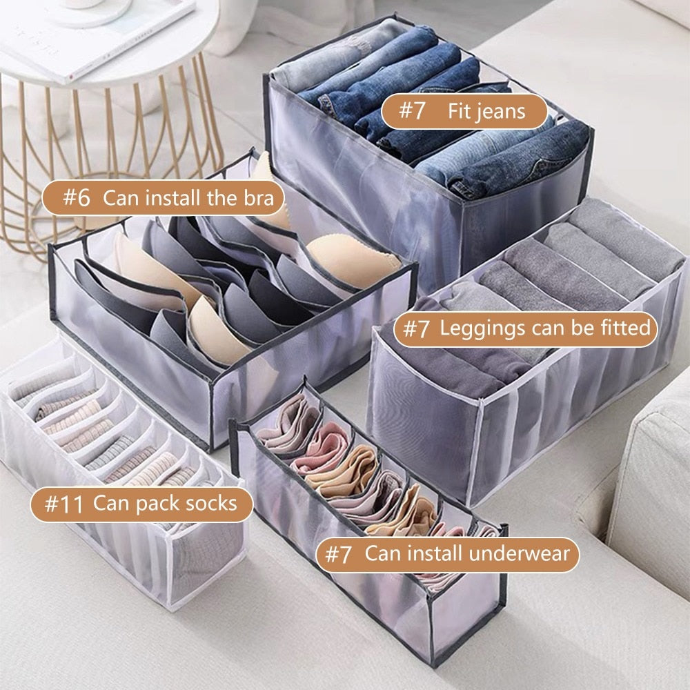 13 Styles Organization Storage Box Closet Organizer Clothing Organization System