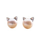 Cat Ear Fashion Earings Jewelry Small Stud Earrings Women Girls Summer Earring