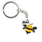 11 Styles Sweet Honey Bee PVC Keychain Metal Key Ring Backbag Hanging Fashion