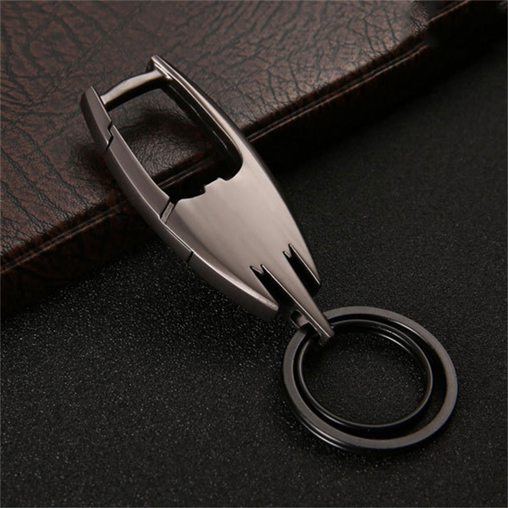 21 Styles PU Leather Keychains For Men Metal Waist Buckle Car Gentleman Business