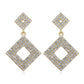 14 Styles Rhinestone Crystal Long Tassel Drop Earrings Women Party Wedding