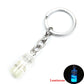 16 Styles Creative Luminous Bottle Glow In The Dark Keychain Gift Cute Charms