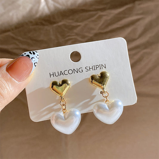 Two Color Stud Earring Fashion Women Girls Vintage Cute Geometric Earrings