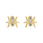 14 Styles Cute Dragonfly Spider Snake Elephant Animal Stud Earrings Women Cubic