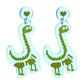 Dinosaur Skeleton Acrylic Drop Earrings Women Travel Fashion Cartoon Earrings