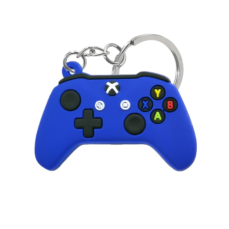 47 Styles Colorful Gamepad Joystick Keychain Cartoon Key Holder Car handbag