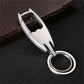 21 Styles PU Leather Keychains For Men Metal Waist Buckle Car Gentleman Business