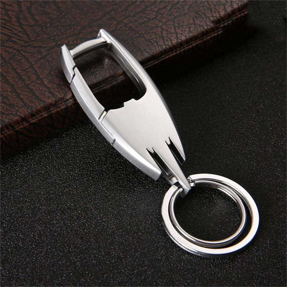 21 Styles PU Leather Keychains For Men Metal Waist Buckle Car Gentleman Business