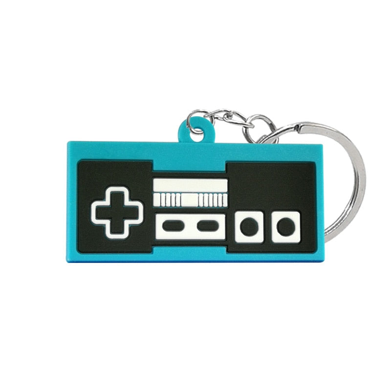 47 Styles Colorful Gamepad Joystick Keychain Cartoon Key Holder Car handbag