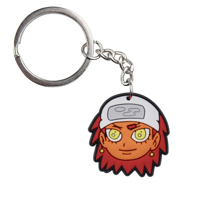 33 Styles Anime Narutos Red Cloud Keychain Vintage Figure Key Chain Goth Fashion