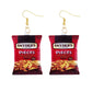 19 Styles Acrylic Snacks Potato Chips Mix Bags Design Dangle Earrings Women