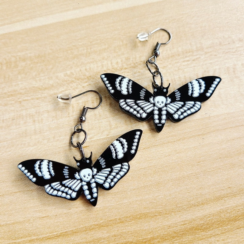 43 Styles Insect Butterfly Cow Bird Frog Acrylic Drop Earrings Hip Hop Women