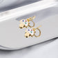 White Mushroom Drop Earrings Cartoon Art Women Party Jewelry Ear Fashion Pendant