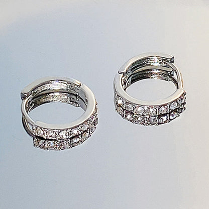 Crystal Hoop Earrings for Fashion Stylish Jewelry Drop Earrings