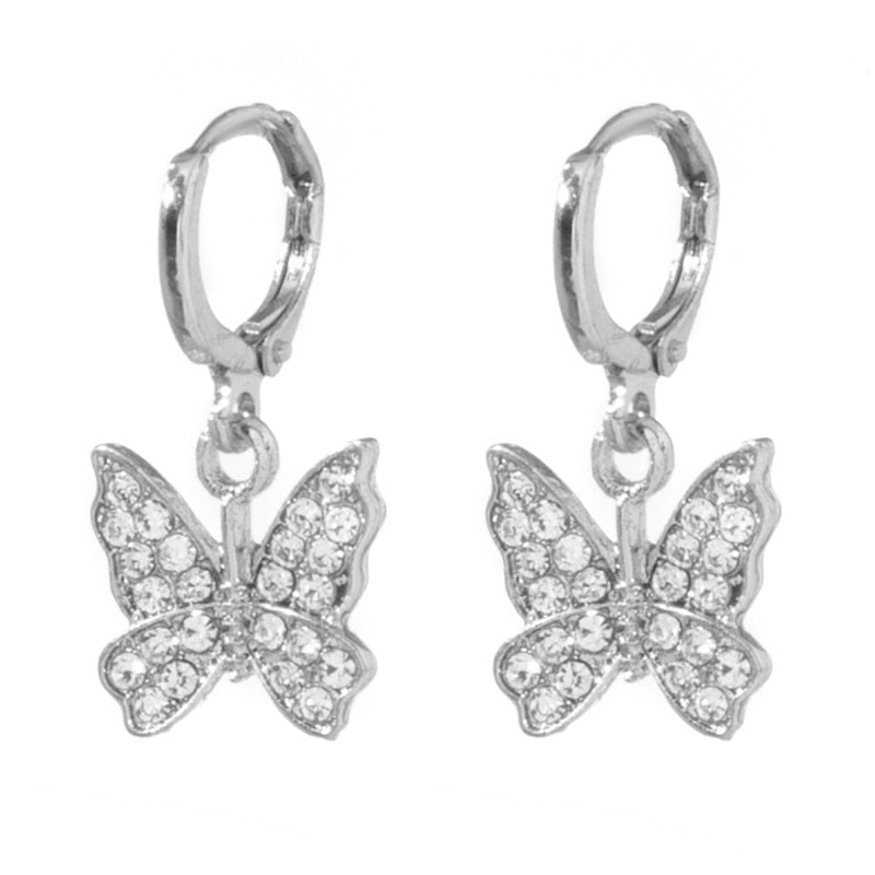 Cute Butterfly Decor Drop Earrings Jewelry For Women Fashion Accessories Trendy