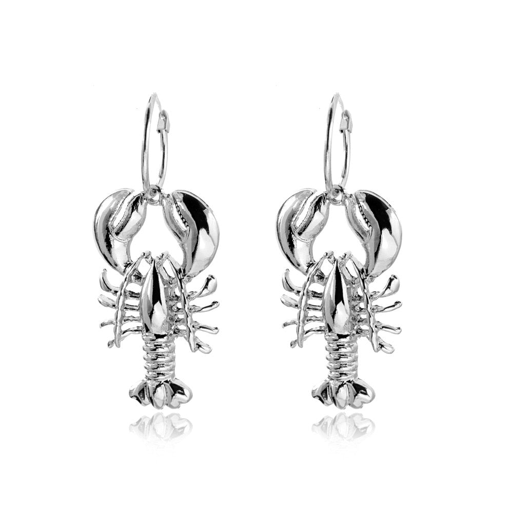 Big Lobster Drop Earrings Jewelry For Women Fashion Accessories Trendy Girl Gift