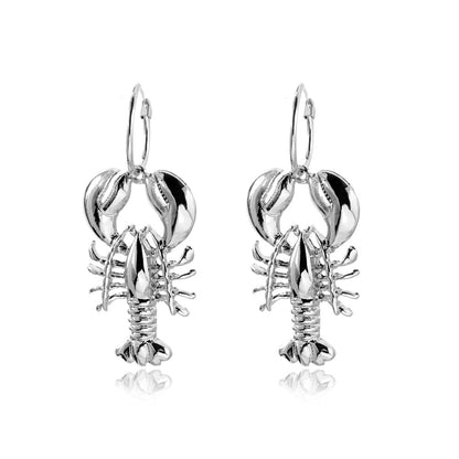 Big Lobster Drop Earrings Jewelry For Women Fashion Accessories Trendy Girl Gift