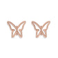 Hollow Butterfly Simple Cute Stud Earrings for Women Butterfly Earrings