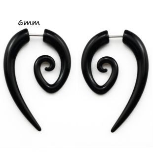 13 Styles Punk Wolf Tooth Spiral Bull Horn Snail Wing Shape Punk Men Earrings