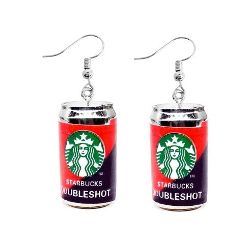 Starbucks Funny Design Decor Pendant Dangle Drop Earrings Women Fashion Creative