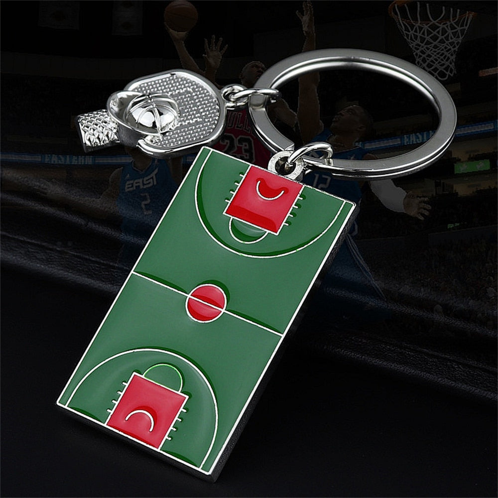 5 Styles Basketball And Net Shape Keychain Charms Basketball Lovers Gift Sports