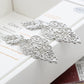 Silvery Hollow Out Geometric Pattern Lady Cute Dangle Earrings for Women Jewelry